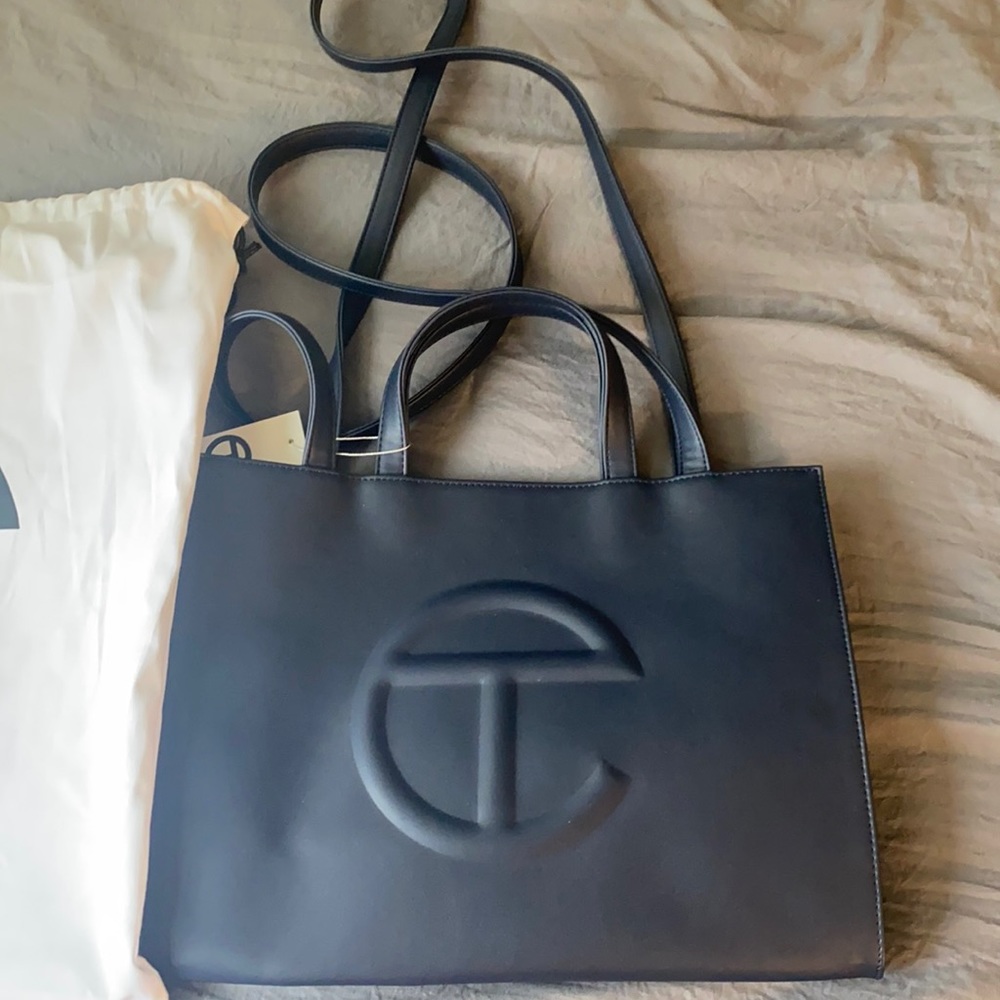 Medium Navy Telfar Bag